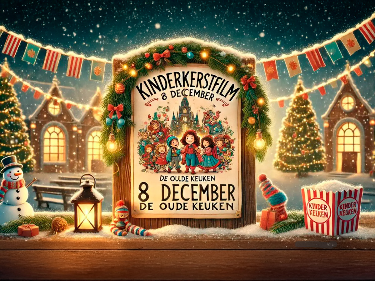 Kinderkerstfilm, 8 december in De Oude Keuken